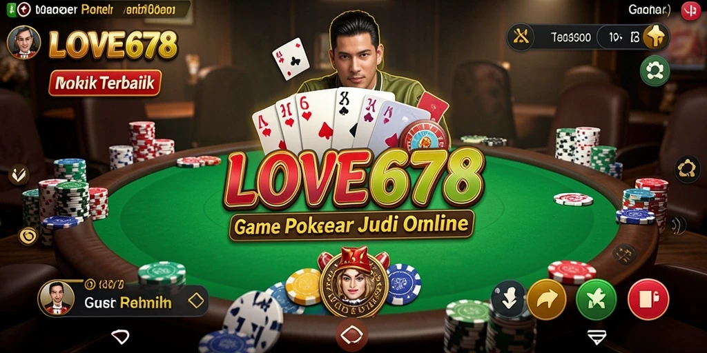 Tampilan gameplay Poker di LOVE678 yang seru dan interaktif.